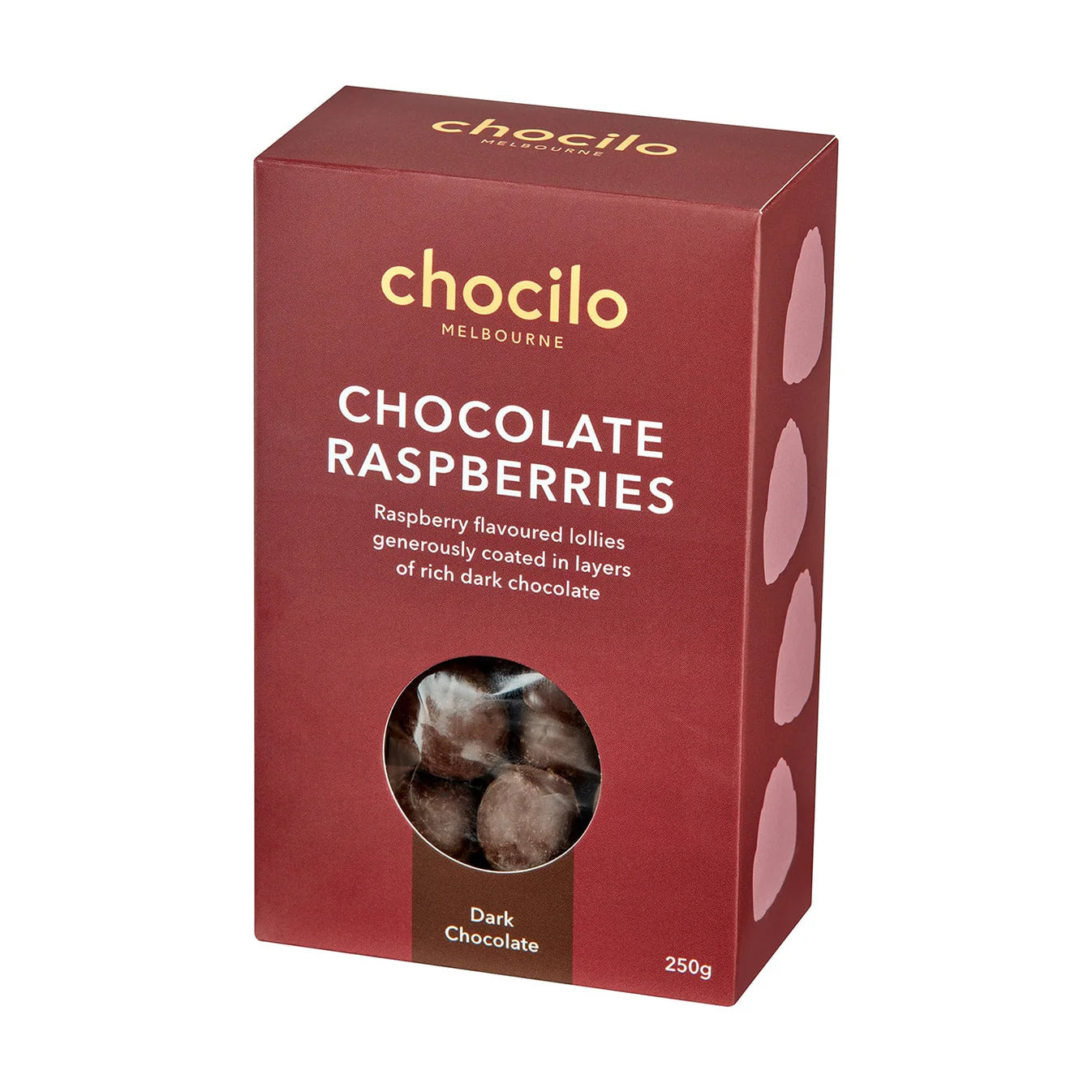 Raspberries in Dark Chocolate Gift Box
