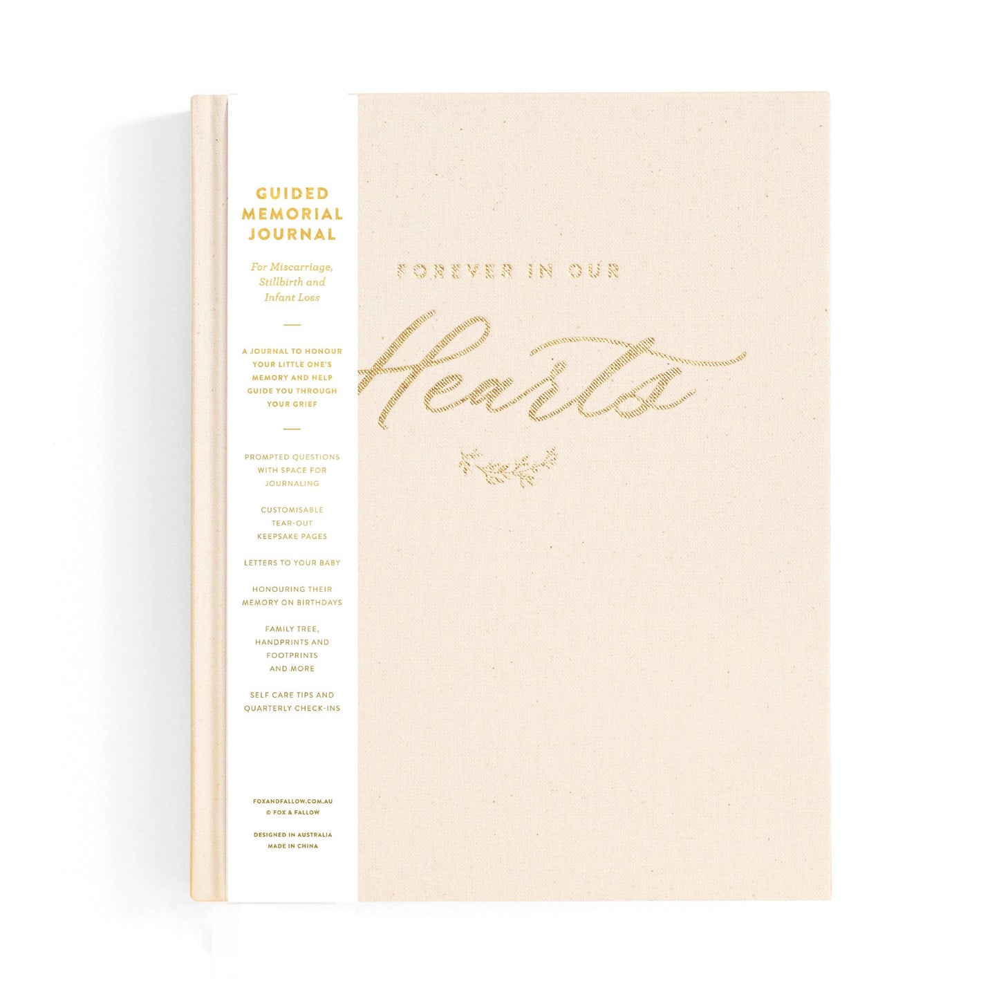 Forever In Our Hearts Linen Journal