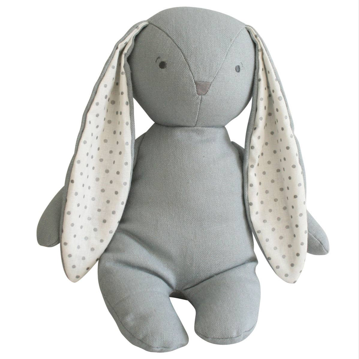 Alimrose: Bobby Floppy Bunny Soft Toy - Grey Linen