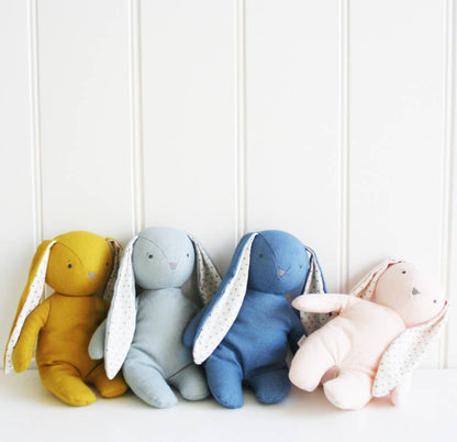 Bobby Floppy Bunny Soft Toy - Pink Linen