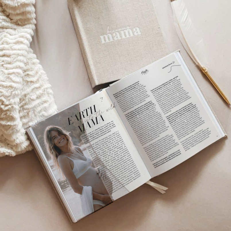 Becoming Mama Pregnancy Linen Journal