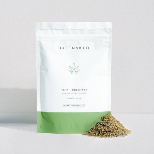 Butt Naked Body: Hemp Body Scrub (250g)