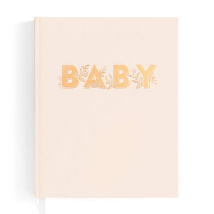 Fox and Fallow:  Baby Book Linen Journal - Beige