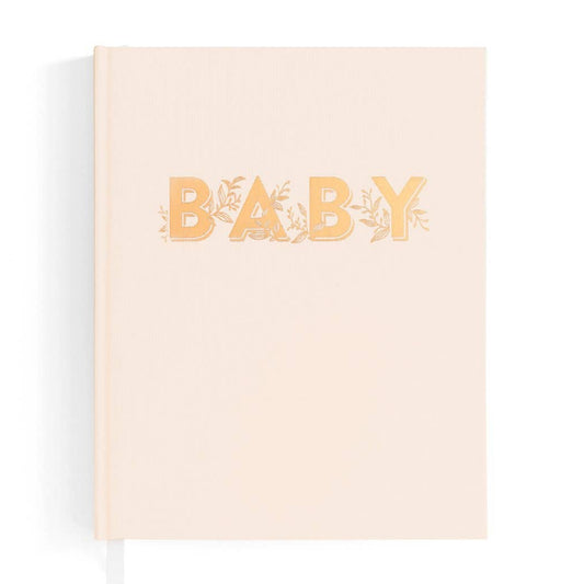 Fox and Fallow:  Baby Book Linen Journal - Beige