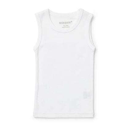 White tank top on a white background