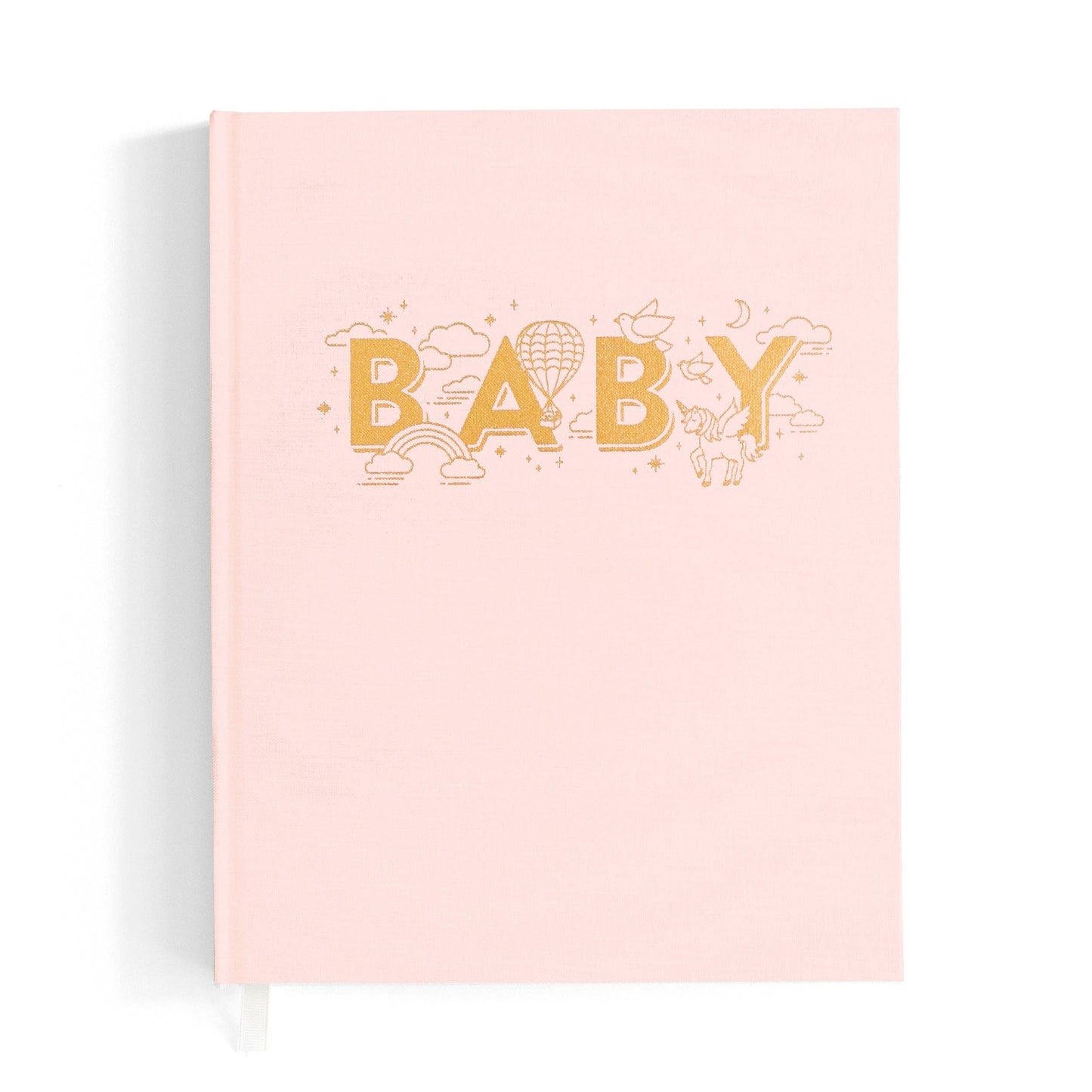 Fox and Fallow: Baby Book Linen Journal - Rose Pink 